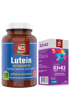 Ncs Lutein - Vitamin D3 K2 Aromasız Yetişkin Vitamin 120 Tablet - 20 ml