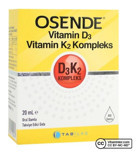 Osende D3 K2 Kompleks Aromasız Yetişkin Vitamin 20 ml