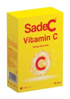 Tab İlaç Sadec Vitamin C Aromasız Yetişkin Vitamin 30 Şase