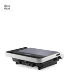 Arçelik K 2369 TG 6 Dilim Teflon Çıkartılabilir Plaka Tek Yönlü 2400 W Izgaralı Siyah Tost Makinesi