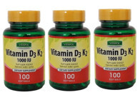 Vitapol Vitamin D3-K2 Aromasız Yetişkin Vitamin 3x100 Softgel