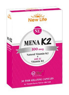 N_Mena K2 Aromasız Yetişkin Vitamin 30 Kapsül