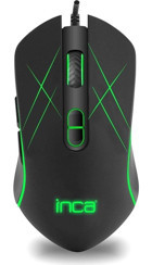 Inca IMG-039T RGB Ergonomik Makrolu Kablolu Siyah Optik Gaming Mouse