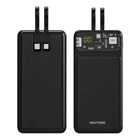 Neutron 20000 mAh Kablolu Powerbank Siyah