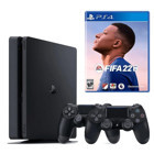Sony Playstation 4 Slim 500 GB + 2 DualShock Kol + PS4 FIFA 2022
