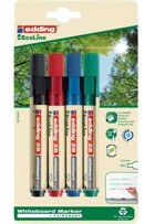 Edding Ecoline 4 Adet Doldurulabilir Silinebilir Çok Renkli Tahta Kalemi