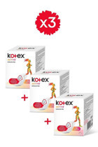 Kotex Active Organik Antialerjik İnce Ultra Uzun 32'li Hijyenik Ped 3 Adet