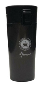 Penguen Black Coffe Mug Png-3044 Çelik 350 ml Termos Siyah