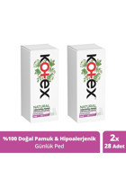 Kotex Natural Organik Antialerjik 28'li Hijyenik Ped 2 Adet
