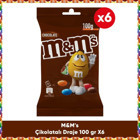 M&m's Draje Çikolata 6x100 gr