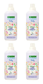 U Green Clean Baby Bitkisel 4x1000 ml Sıvı Leke Çıkarıcı