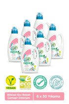 Life By Fakir %100 Bitkisel Bazlı Vegan 6x1500 ml Sıvı Çamaşır Deterjanı