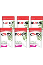 Kotex Natural Organik Antialerjik Orta Uzun 16'lı Hijyenik Ped 6 Adet