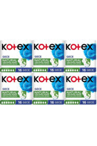 Kotex Natural Organik Antialerjik Orta Gece 16'lı Hijyenik Ped 1 Adet