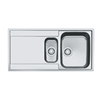 Franke Maris Mrx 251 510 mm Damlalıklı Tezgah Üstü Dikdörtgen Sağ Paslanmaz Çelik Eviye Gri