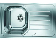 Franke OLL 611 Ondaline 500 mm Damlalıklı Tezgah Üstü Tek Gözlü Dikdörtgen Sağ Paslanmaz Çelik Eviye Gri