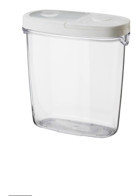 Ikea 1 Parça Dikdörtgen - Silindir Plastik Saklama Kabı 1.3 lt