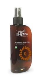 Cire Aseptine Kakao Yağı Hızlı Vücut-Yüz İçin Bronzlaştırıcı Yağ 200 ml
