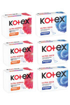 Kotex Ultra Single Organik Antialerjik Orta-İnce Normal-Gece 14'lü Hijyenik Ped 3 Adet