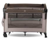 Babyhope 25 kg Kapasiteli Taşınabilir Ara Katlı 110x70 cm Sallanan Park Yatak Kahverengi