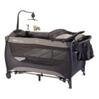 Kraft Monaco Metal 15 kg Kapasiteli Taşınabilir Ara Katlı 120x70 cm Sallanan Park Yatak Gri
