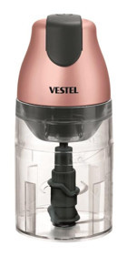 Vestel 5000 R 500 W 1500 ml 4 Bıçaklı Elektrikli Rondo Pembe