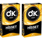 Okey Hisset Geciktiricili Prezervatif 2x20'li