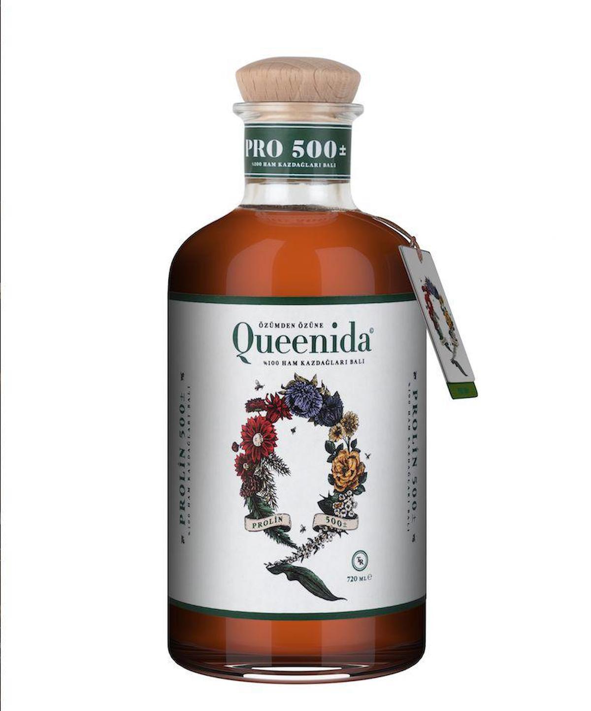 Queenida Organik Süzme Çiçek Balı 720 gr
