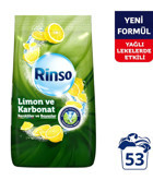 Rinso Derinlemesine Temizlik Renkliler ve Beyazlar İçin 53 Yıkama Toz Deterjan 8 kg