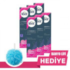 Veet Professional Tüm Ciltler İçin Koltuk Altı Bacak Genital Bölge Kadın Tüy Dökücü Krem 6x200 ml
