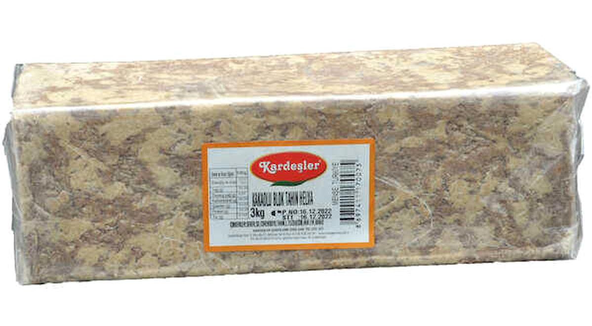 Kardeşler Kakaolu Sade Helva 3 kg