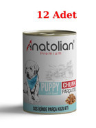Anatolian Premium Puppy Kuzu Aromalı Soslu Yavru Köpek Maması 400 gr 12'li