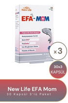 New Life Efa Mom Omega 3 Kapsül 3x30 Adet