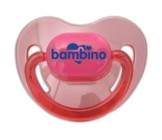Bambino No:3 18 Ay+ Ortodontik Damaklı Silikon Emzik Pembe