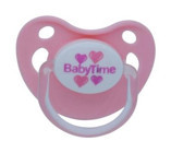 Baby Time Bt128-1 0-6 Ay Ortodontik Kiraz Uçlu Damaklı Silikon Emzik Pembe