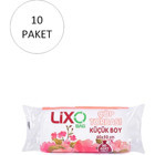 Lixo Karışık Çiçek Kokulu Büzgülü Şeffaf Küçük Boy 40x50 cm Çöp Poşeti 300 Adet