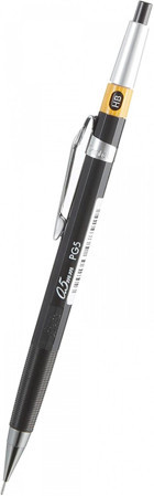 Pentel PG5 Silgili Metal Metalik Siyah 0.5 mm Uçlu Versatil Kalem