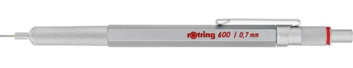 Rotring Krom 1904444 Silgili Metal Metalik Gri 0.7 mm Uçlu Versatil Kalem