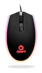 Qpart QM 101 RGB Kablolu Siyah Optik Mouse