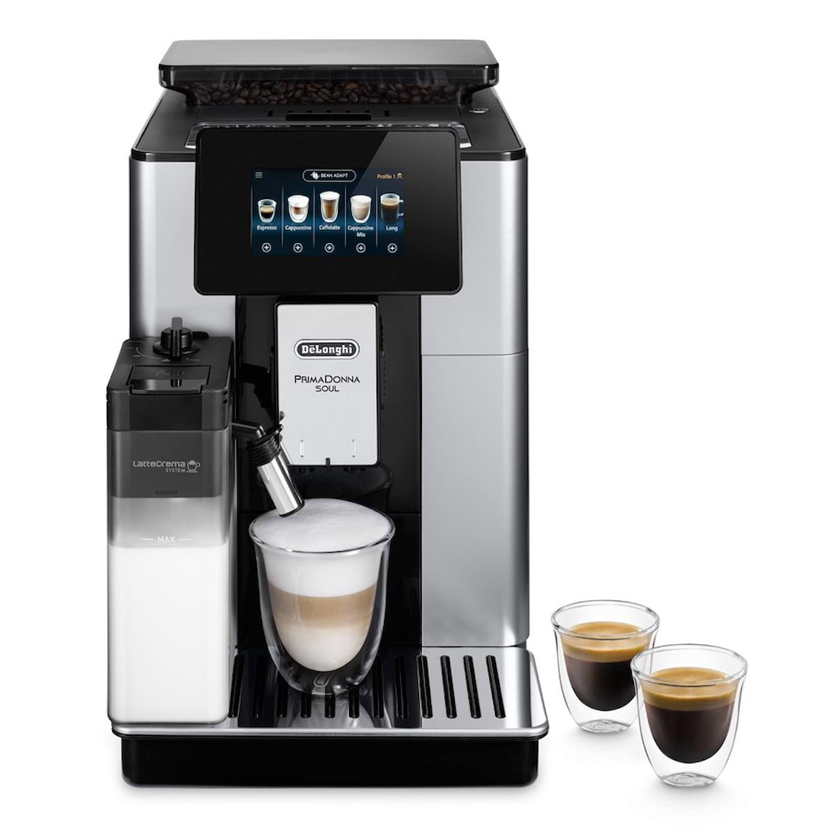 Delonghi ECAM612.55.SB Paslanmaz Çelik Tezgah Üstü Kapsülsüz Tam Otomatik Espresso Makinesi