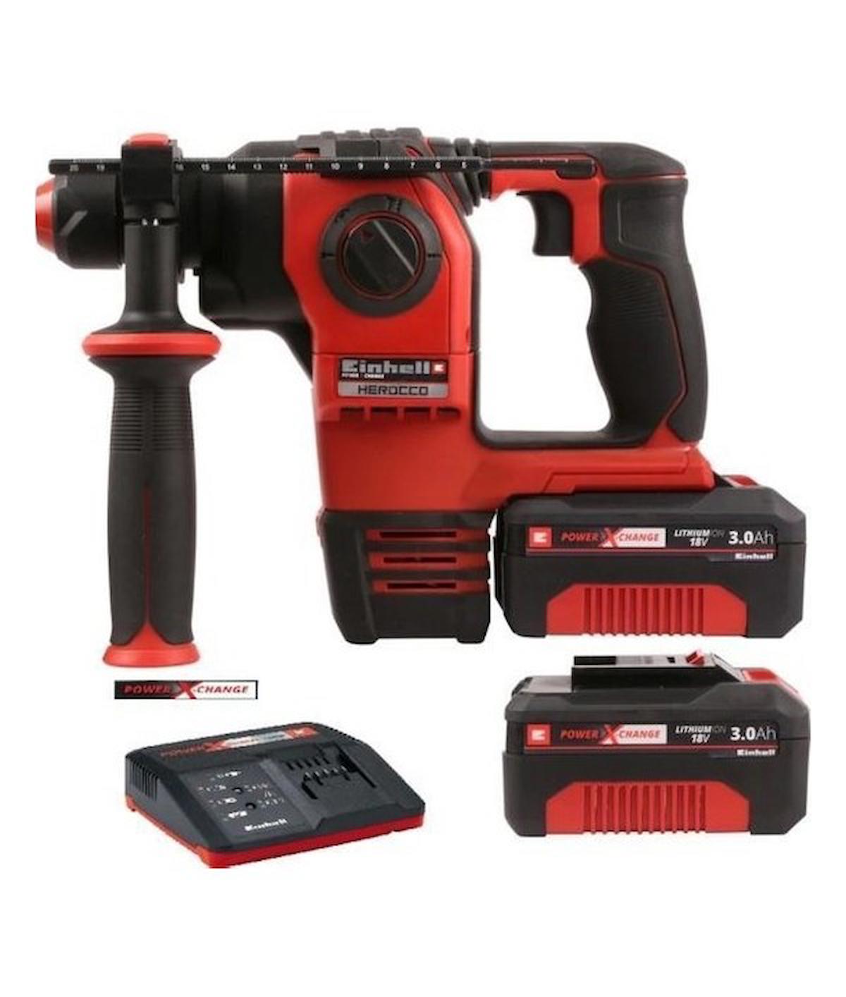Einhell Herocco 1500 W 3000 darbe/dk Akülü Şarjlı Kırıcı Delici Matkap
