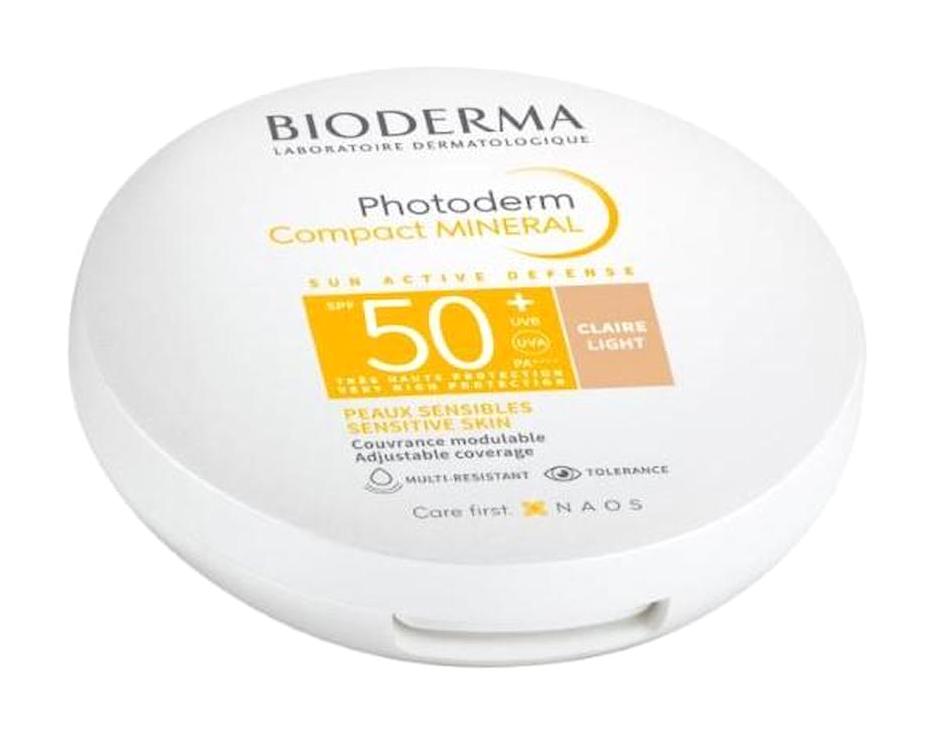 Bioderma Photoderm Mineral Compact Renkli 50 Faktör Hassas-Kuru Ciltler İçin Nemlendiricili Mineral Filtreli Kapatıcı Yağsız Yüz Güneş Kremi 10 gr
