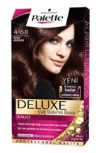 Palette Deluxe 4.68 Koyu Kestane Amonyaksız Krem Saç Boyası 12x99 ml