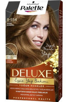 Palette Deluxe 8.554 Dore Kumral Amonyaksız Krem Saç Boyası 3x99 ml