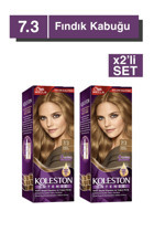 Wella Koleston Supreme 7.3 Fındık Kabuğu Organik Krem Saç Boyası 2x60 ml