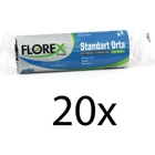 Florex Orta Boy 55x60 cm 20x20 Adet Çöp Poşeti