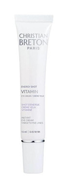 Christian Breton Energy Shot Tüm Ciltler için C Vitaminli Göz Çevresi Krem Tüp 15 ml