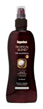 Coppertone Tropical Blend Hindistan Cevizi Yağı Yoğun 2 Faktör Tüm Vücut İçin Bronzlaştırıcı Yağ 200 ml
