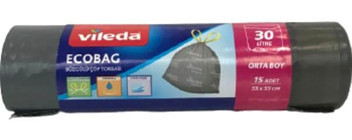 Vileda Orta Boy 55x55 cm 15 Adet Çöp Poşeti