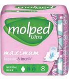 Molped Ultra Hijyenik İnce 8'li Hijyenik Ped 1 Adet